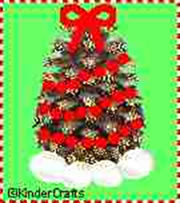 Pine cone Christmas Tree craft