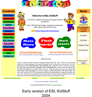 ESL KidStuff in 2004