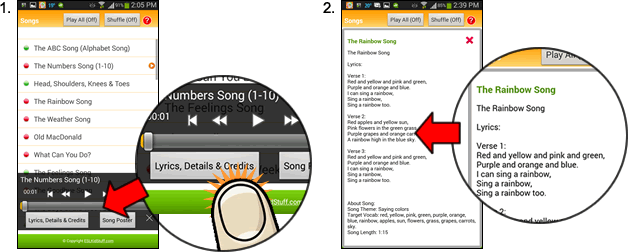 How to view song details