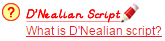 What is D'Nealian script?